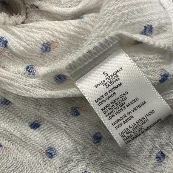 PAPER CRANE - Floral Peplum Ruffle Tank - Picture 4 of 4